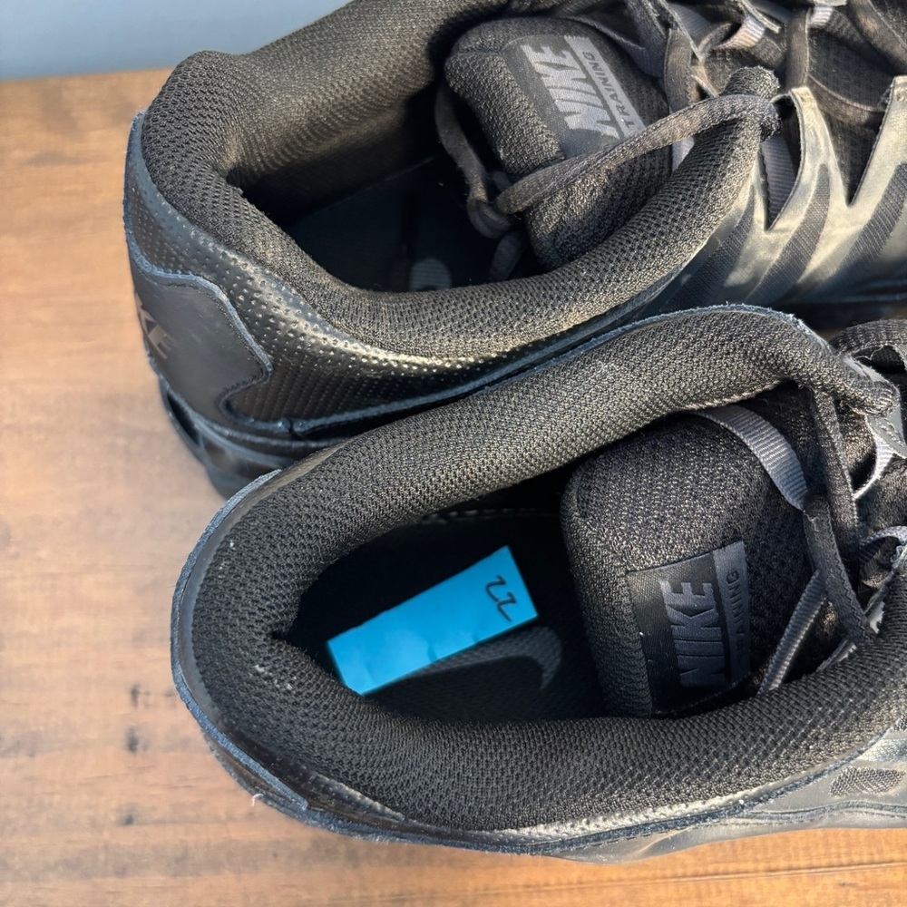 Men Nike Reax 8 TR Mesh Athletic Shoes Sneakers Black/Anthracite 621716008 Sz 13 - Picture 7 of 8